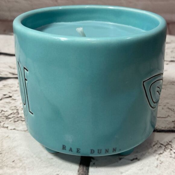 RAE DUNN citronella water blossom candle/planter - Picture 2 of 5